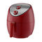 Sartén roja sin aceite 1500w 4.6L del aire de Digitaces con el CE ROHS de la protección del sobrecalentamiento certificado